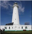 ST2264 : Flat Holm Lighthouse by Hywel Williams