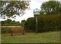 The village sign of Bayford