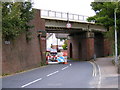 TM3977 : B1123 Quay Street/Holton Road Railway Bridge by Geographer