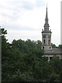 The spire of St. Paul