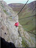 NY2014 : The Zip Wire on Honister Crag by Iain Lees