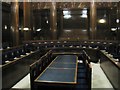 The council chamber in Swansea Guildhall