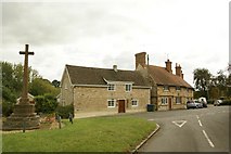 SP3150 : Village cross, Butler's Marston by Colin Craig