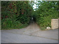 Junction of Ringspit Lane BOAT and Blackrock Lane