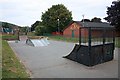 Skate-board ramps, Victoria Park, Malvern Link