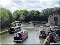 SP9114 : A busy summer afternoon on the Grand Union Canal at Marsworth by Chris Reynolds