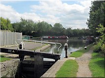 SP9114 : A View of the Canal Junction from Lock No 1 on the Aylesbury Arm by Chris Reynolds