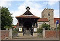 St Andrew, Boreham, Essex - Lych gate