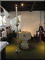 The font at Sacred Heart RC Church, Fareham