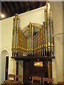 The organ at St Barnabas, Swanmore