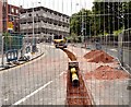 Roadworks on Exchange Street