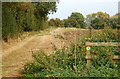 Start of bridleway to Southam Holt