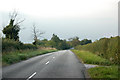 Looking west along Welsh Road on a showery evening