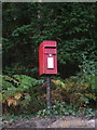 Pillar box at the edge of Bagley Wood