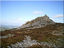 SO3698 : Manstone Rock from the south by Richard Law