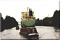 SJ6387 : Little & large on the Manchester Ship Canal by David Long