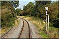 CCTV watches the train approach Upper Wolvercote