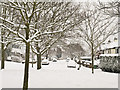 Beadon Road, Bromley in the snow