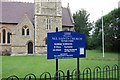 All Saints, Roffey, Sussex - Notice board