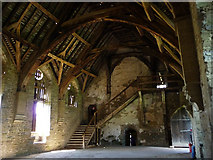 SO4381 : Stokesay Castle, the great hall by Chris Gunns