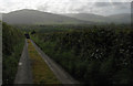 The road to Glan Morfa Bach farmhouse