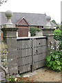 Church gates, Southam