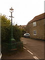 Shaftesbury: war-memorial lamp at Enmore Green