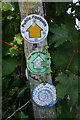 Footpath signs at Ufton