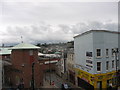 The top of Bridge Street from the Ferry Quay Gate