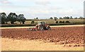 Tractor at work nr Field farm