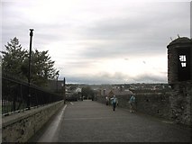 C4316 : View eastwards along the walls in the direction of New Gate by Eric Jones