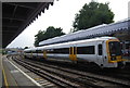 The Strood train pulls into Maidstone West Station