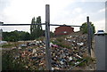 Demolished garages, Merrion Way