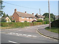 Junction of  Donigers Close with Swanmore Road