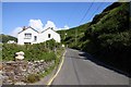 The road to Treknow from Trebarwith Strand