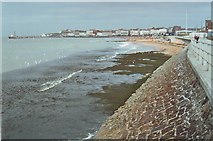 TR3470 : Margate beach and pier by nick macneill
