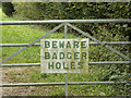 ST9874 : 2009 : Strange sign on the way to Charlcutt by Maurice Pullin