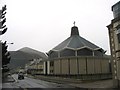 The modernistic Our Lady of the Assumption Church, Newcastle