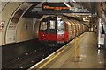 Train leaving Borough underground station