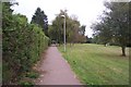 Footpath from Chaucer College to Hackington Hollow