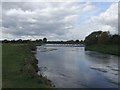 SK1715 : River Trent downstream of the Trent and Mersey Canal by John M