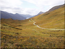 NN2063 : Track from Mamore Lodge to Loch Eilde Mor by Dorothy Carse