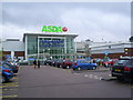 Main entrance to Asda / Walmart Hypermarket , Watford