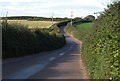 SX7039 : Road to Malborough by Derek Harper