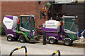 TQ3183 : Roadsweeping machines in White Conduit Street, Islington by Andy F