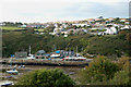 Trinity Wharf and Upper Solva seen from The Gribbin ridge