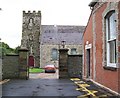 The main entrance to St Margaret