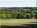 View across the valley to Barham