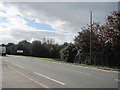 Road into Chirk near Chemical Factory