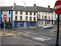 J4844 : The junction of English Street and Church Street, Downpatrick by Eric Jones
